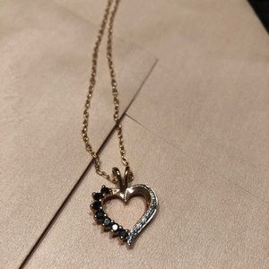 Gold heart necklace